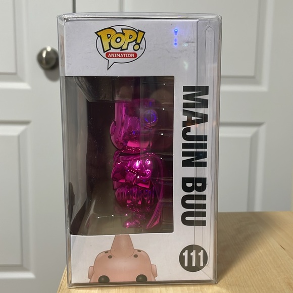 Funko Pop Dragonball Z #111 Majin Buu (Special Edition Pink Chrome) - Picture 2 of 6